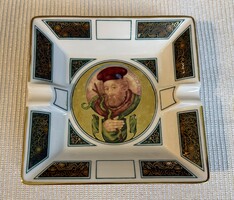 Hollóházi porcelán Faragó Miklós által tervezett Hippocrates limitált kiadású hamutál