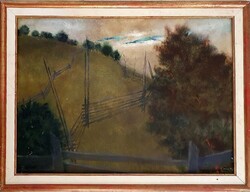 Újváry Lajos: Domboldal - Gyimesi Kertek