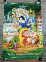 -AV271- Régi Moziplakát Mozi Plakát Hófehérke és a Hét Törpe 68x95 cm