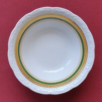 Mitterteich Bavaria német porcelán tálka kínáló tál tányér arany mintával