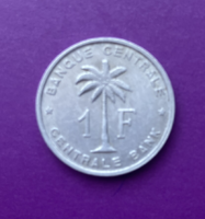 1 Frank - Belga Kongo / Ruanda Urundi 1958