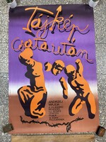 -AV270- Régi Moziplakát Mozi Plakát Tájkép Csata Után 57x83 cm