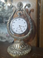 Zenith Swiss Pocket Watch Acéltokos Dupla Fedelű TOP Zsebóra,Óra.50 mm.