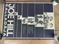 -AV266- Régi Moziplakát Mozi Plakát Joe Hill Balladája 40x57 cm