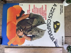 -AV269- Régi Moziplakát Mozi Plakát A 22-es Csapdája 40x58 cm