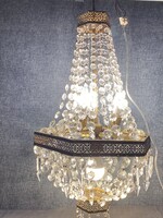 HATSZÖGLETŰ EMPIRE  KRISTÁLY CSILLÁR !   80X34 cm!!!