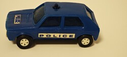 Retro trafikáru rendőrségi VW GOLF müanyag játék autó