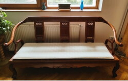 Mahagóni rokokó stíl sofa eladó