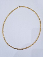 14 karátos arany 6,12 g. nyaklánc figaró mintázattal (No. 292.)