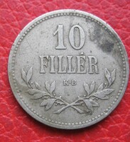 Magyar Királyság 10 fillér 1915 (T68)