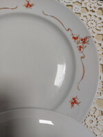 Alföldi csipkebogyós, csipkebogyó mintás porcelán ﻿lapos tányérok