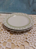 Alföldi petrezselyem, lóhere mintás porcelán süteményes tányér, 19,5cm