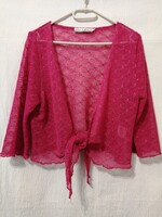 M-es Csipke női boleró ing blúz szvetter elől megkötős, mellb. 96 cm