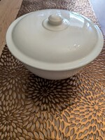 Antik, régiség Kispest GRÁNIT fehér leveses tál edővel