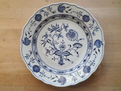 Régi-antik hagymamintás Meisseni porcelán tányér 25 cm
