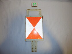 Retro zománcos tábla - osztrák vonat hátuljáról