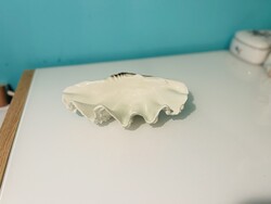 Hollóházi kagyló alakú kínáló