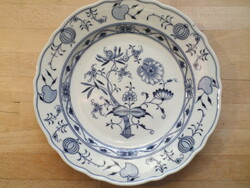 Régi-antik hagymamintás Meisseni porcelán tányér 25 cm