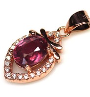 Valodi Rubin 925 Ezust 14k Vörös Arany Medál