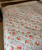 Csodás, rózsás, lélekcseppes IKEA “Rosali Blomma” ágytakaró 2,50*2,70 m