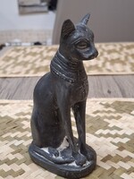 Egyiptomi Műgyanta Szent Macska.Műgyantából.