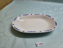 A1223 Alföldi kék magyaros mintás virslis tál 26x16 cm