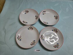 T2399 Hollóházi paradicsommadaras kistányérok 4 db 15 cm