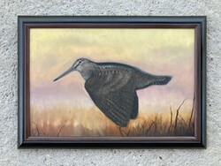 Repülő szalonka - olajfestmény - 25x35