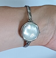 Antik ezüst női karkötő karórából átalakítva 16 cm