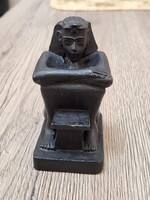 Egyiptomi Műgyanta Figura.Fáraó.