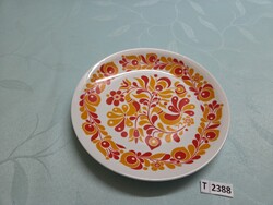 T2388 Alföldi népi mintás falitányér 19 cm