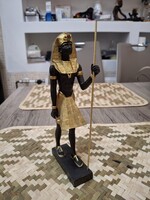 Egyiptomi Műgyanta Figura.Fáraó.
