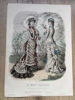 La Mode Illustrée repro művészi nyomat eladó