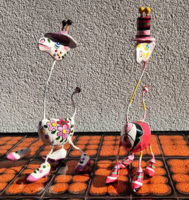 Pop Art"Crazy Giraffe" zsiráf 2db designer: Mia Coppola. Alkudható.