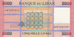 5.000   Livres      Libanon