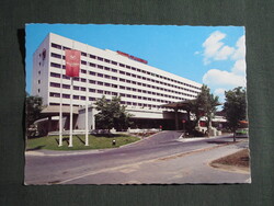 Képeslap,Budapest,Flamenco szálló hotel látkép,részlet,1985-