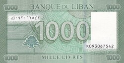 1.000   Livres      Libanon