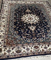 3959 Hindu Tabríz Kézi Csomó Gyapjú Perzsa Szőnyeg 160X230CM