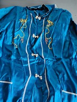 Régi Kínai női selyem pizsama dobozban ALKUDHATÓ