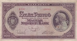 100    Pengő    1945