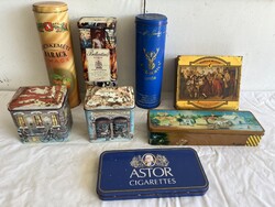  Retro és vintage fémdoboz gyűjtemény – 10 db különböző darab eladó egyben