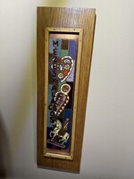 Józsa János: Mézeskalácsos (maratott alapú zománc) 38x8cm