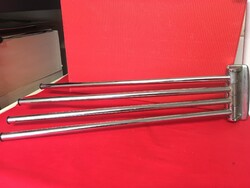 Törölközőtartó  4 ágú króm