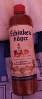 Retro Schinken hager üres mázas cserép palack
