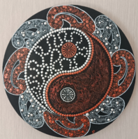 Kerek mandala (30 cm)