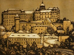 Réti Mátyás (1922-2002 : Budavár télen