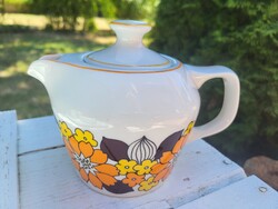 Hollóházi porcelán_a 6 szem. Seherezádé kotyogós kávéfőző kannája, kiöntője 2.
