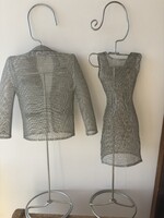 Nagy méretű vintage Ikea  Trad  fém dekoráció párban