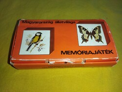 Magyarország állatvilága, memória kártya játék