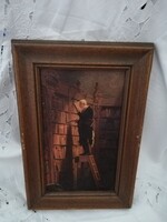 Carl Spitzweg " Könyvféreg" reprint 1960    K